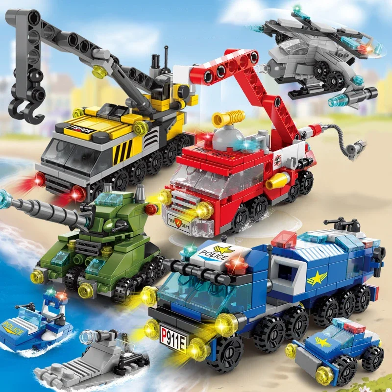 Lego Set City - Klocki konstrukcyjne City Fire Car dla