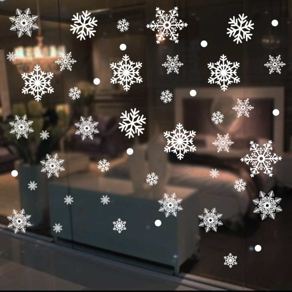 30 sztuk pcv świąteczne płatki – Snowflake Window Decal recenzja i cena