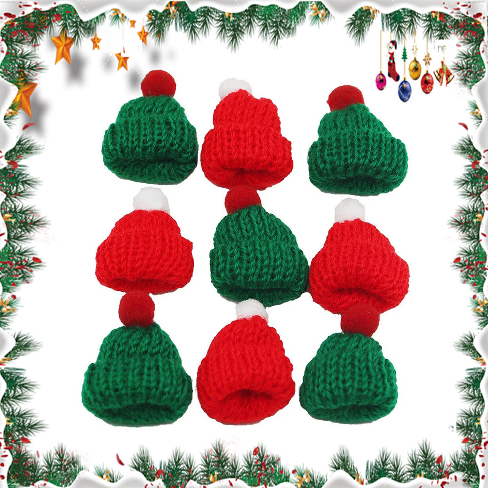 10 sztuk 3.5x5cm Mini świątecz – Santa Hat Plush recenzja i cena