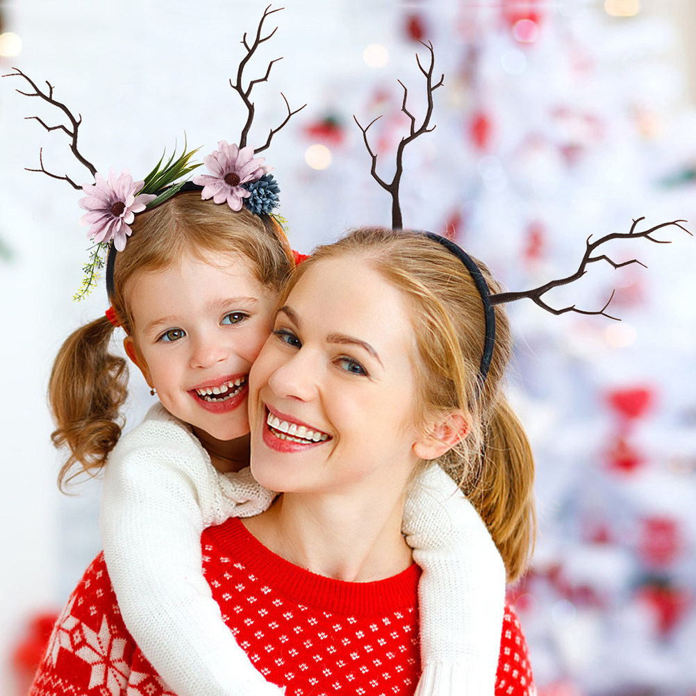 16 szt. Świąteczne opaski na g – Reindeer Antlers Headband recenzja i cena