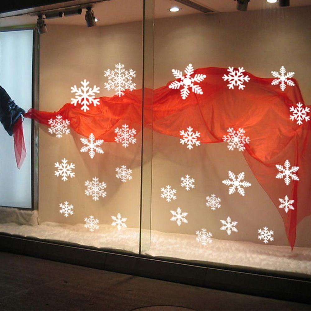 27/38PCS Prezent Xmas Festival – Snowflake Window Decal recenzja i cena