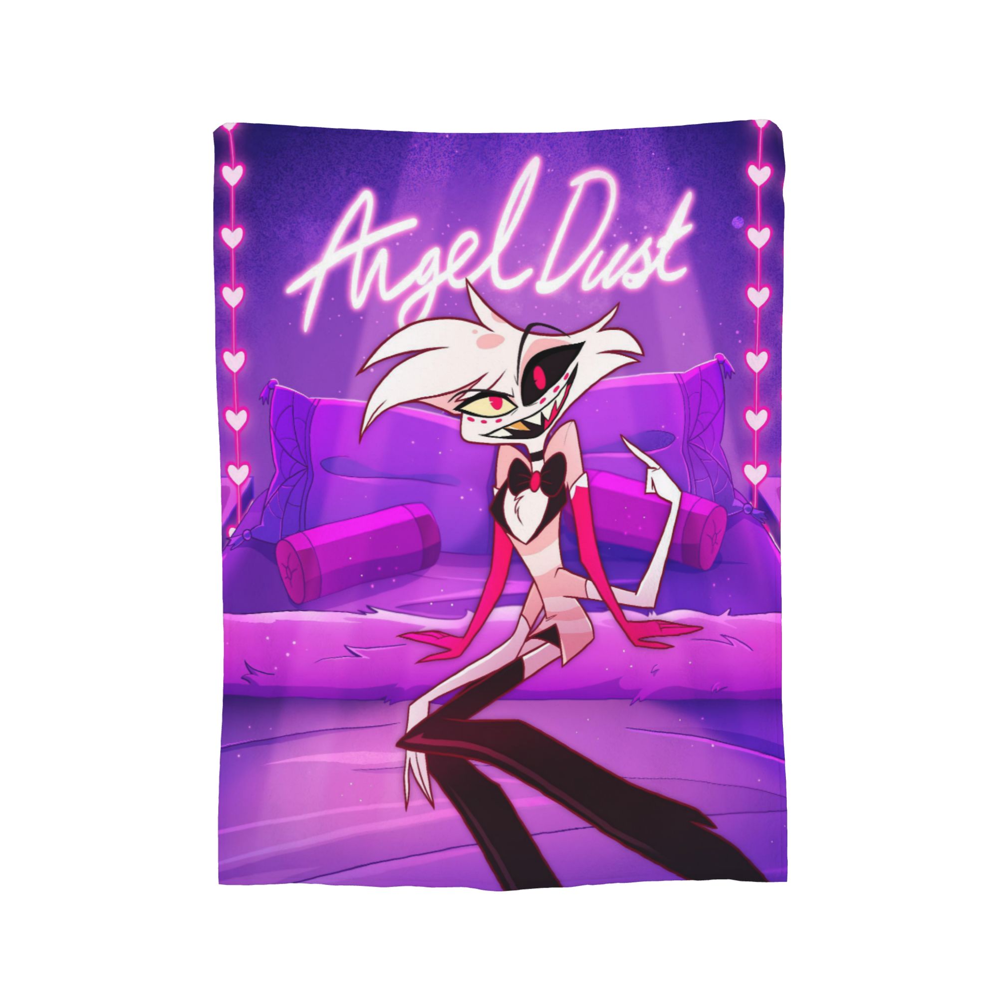 Kreskówka Hazbin Hotel Angel D – Christmas Throw Blanket recenzja i cena