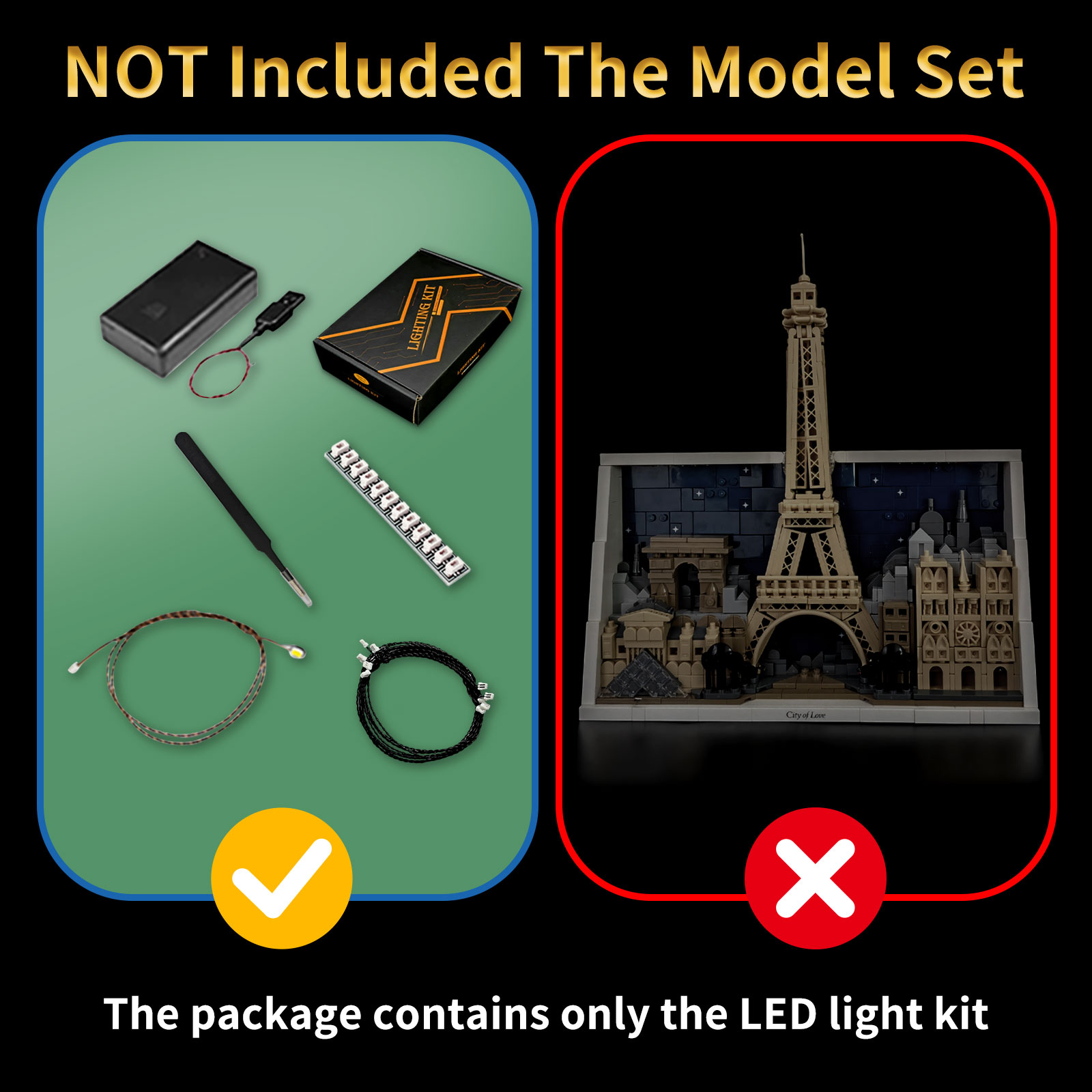 Zestaw oświetlenia LED LYBMTWF – Lego Set City recenzja i cena