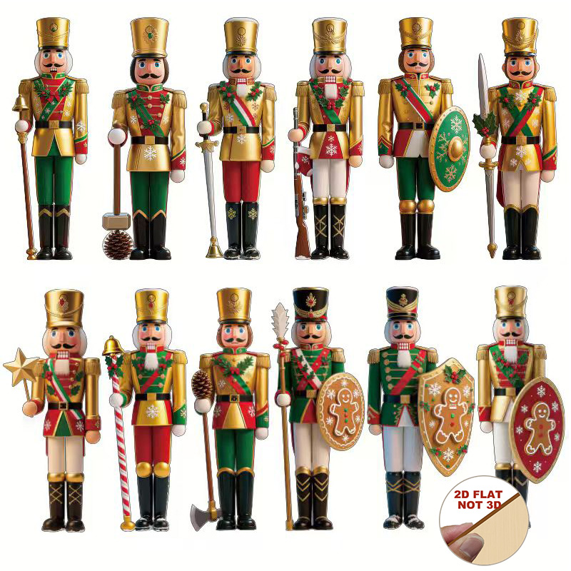 2D Płaskie Drewniane Ozdoby Św – Nutcracker Figurine recenzja i cena