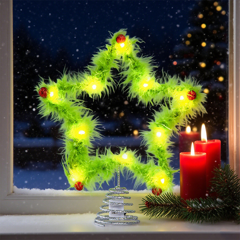 Pluszowa pięcioramienna gwiazd – Star Tree Topper recenzja i cena