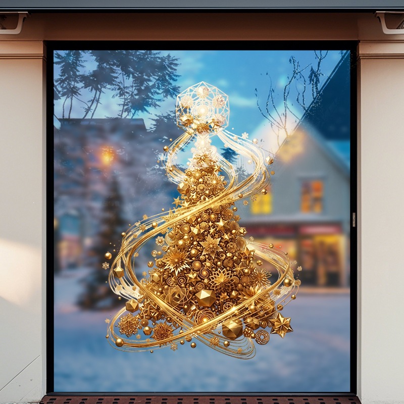 Złota naklejka na okno w kszta – Snowflake Window Decal recenzja i cena
