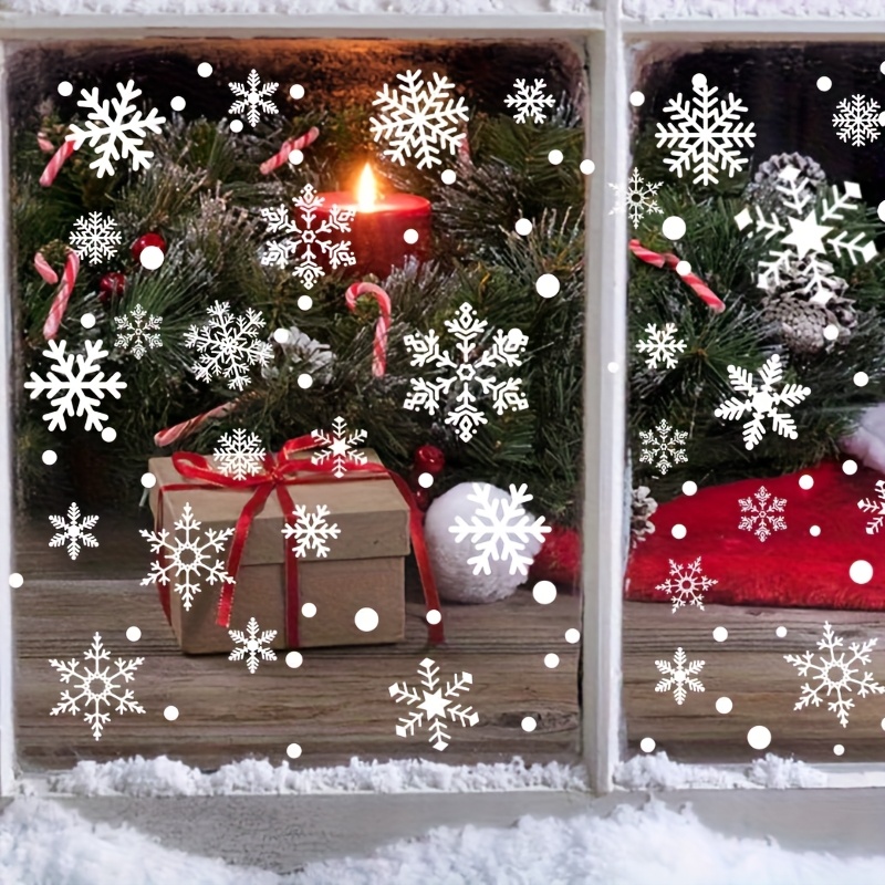 137 szt. Zimowe naklejki elekt – Snowflake Window Decal recenzja i cena