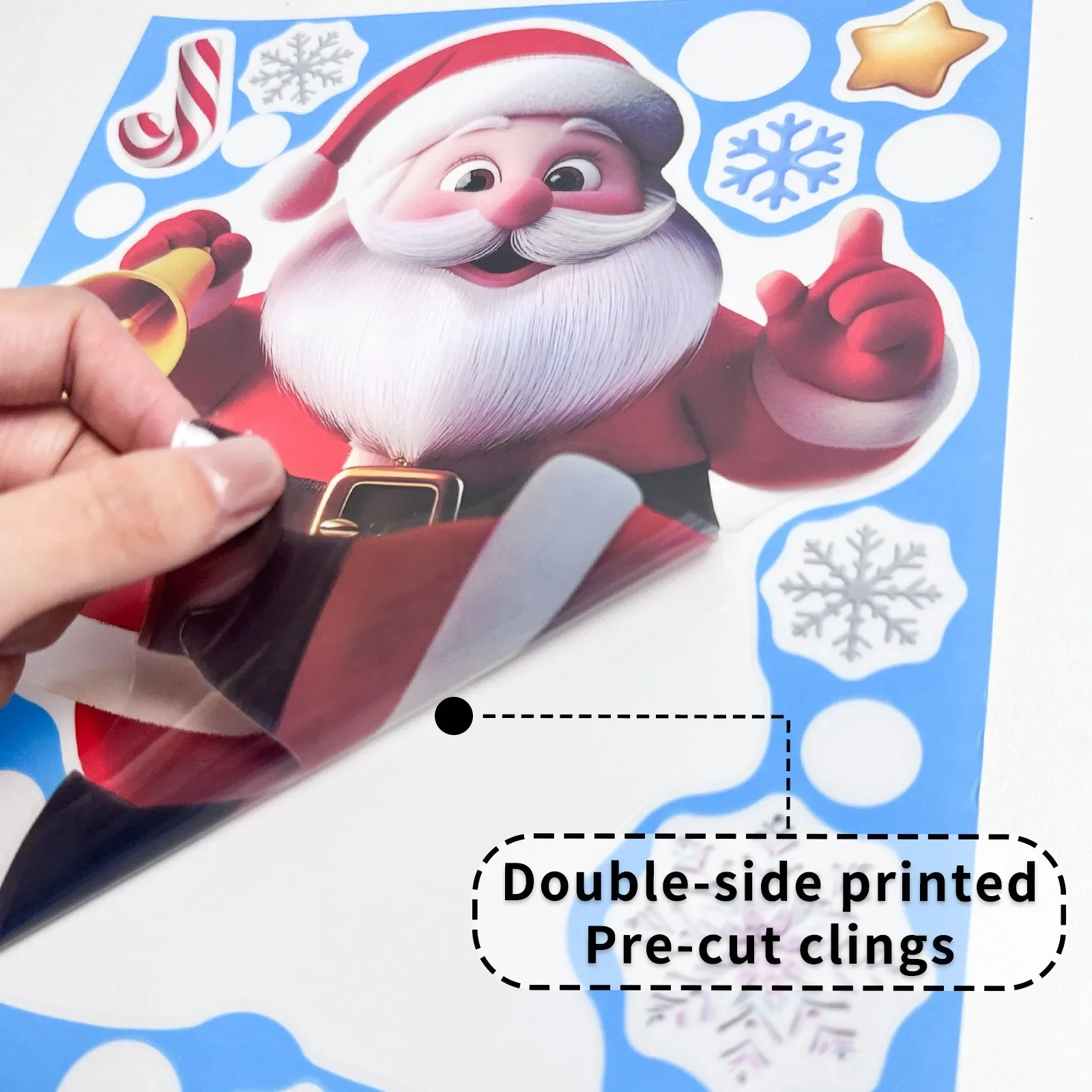 Naklejki świąteczne na okno Pi – Snowflake Window Decal recenzja i cena