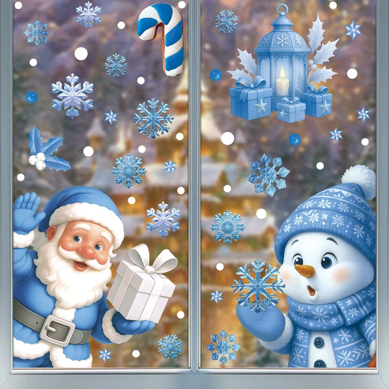 Samoprzylepne naklejki świątec – Snowflake Window Decal recenzja i cena