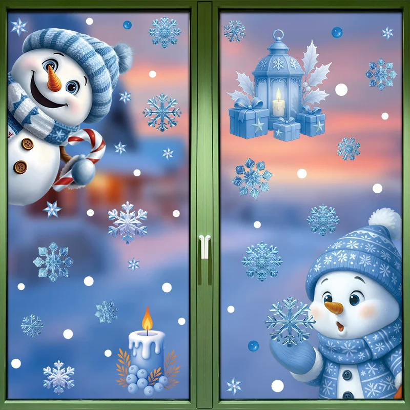 Samoprzylepne naklejki świątec – Snowflake Window Decal recenzja i cena
