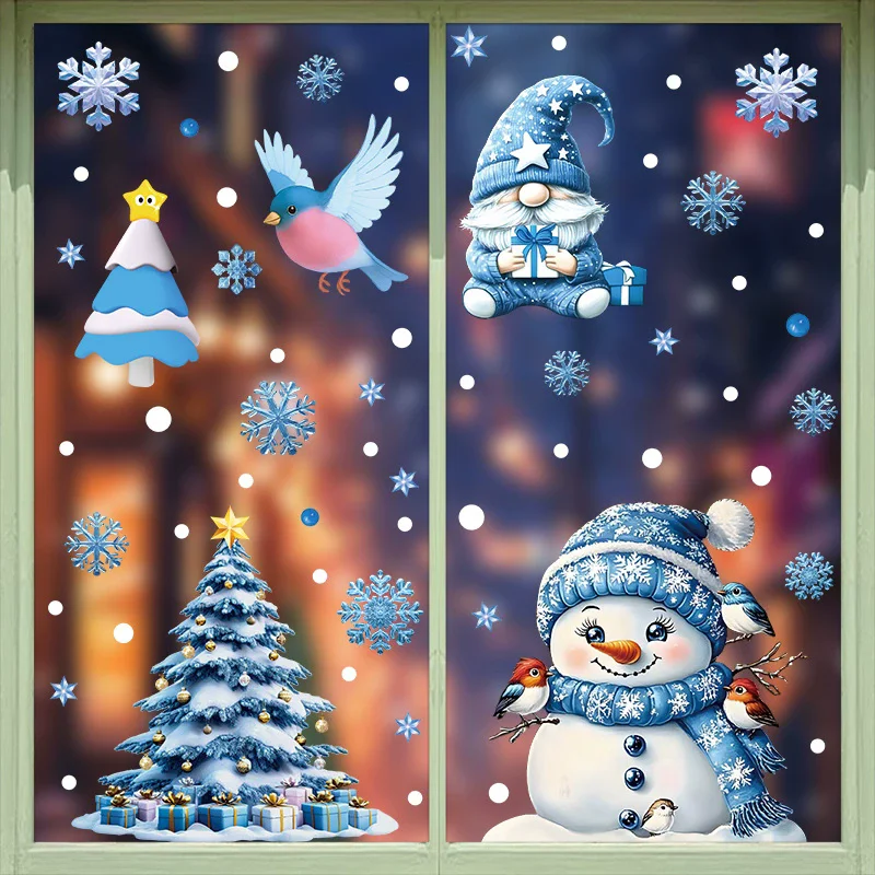 Samoprzylepne naklejki świątec – Snowflake Window Decal recenzja i cena