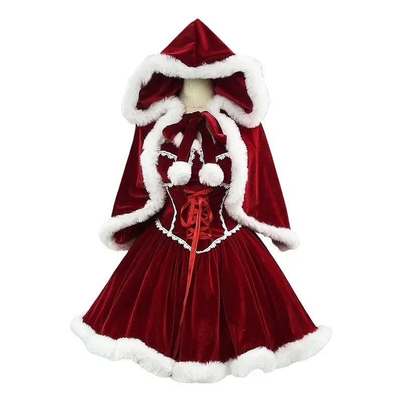 Czerwona sukienka na Nowy Rok, – Elf Costume Christmas recenzja i cena