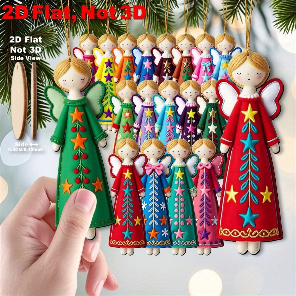 16 sztuk kolorowych ozdób anio – Star Tree Topper recenzja i cena