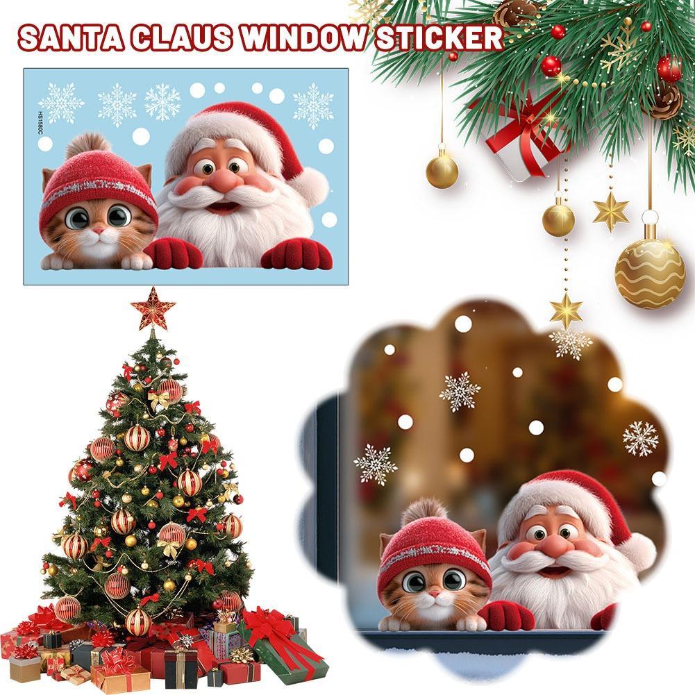 2 szt. Świąteczne naklejki na  – Snowflake Window Decal recenzja i cena