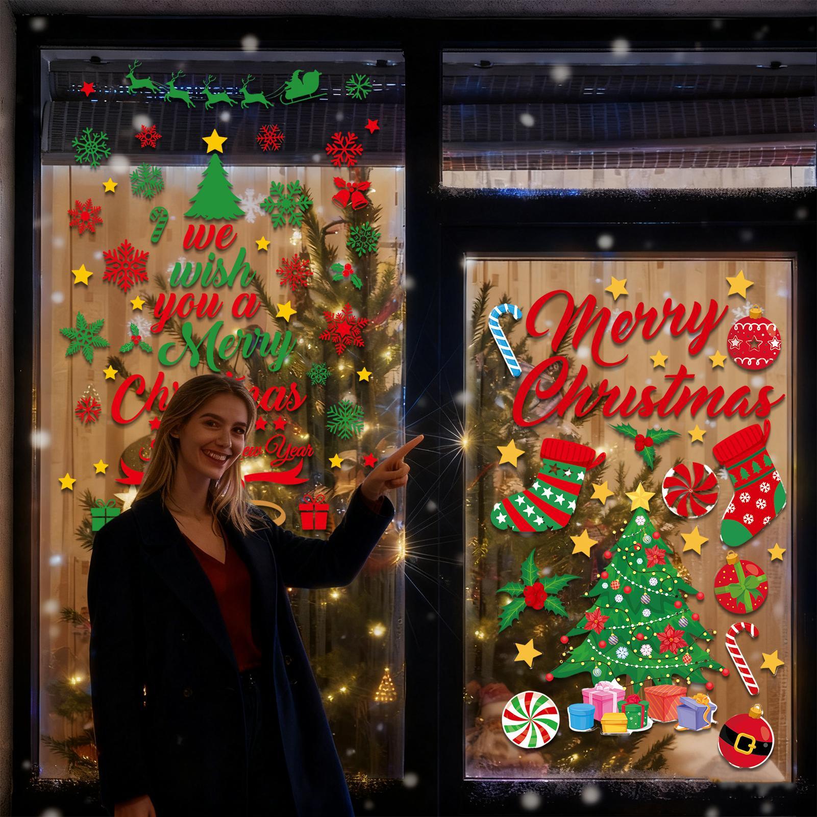 3 sztuki świątecznych naklejek – Snowflake Window Decal recenzja i cena