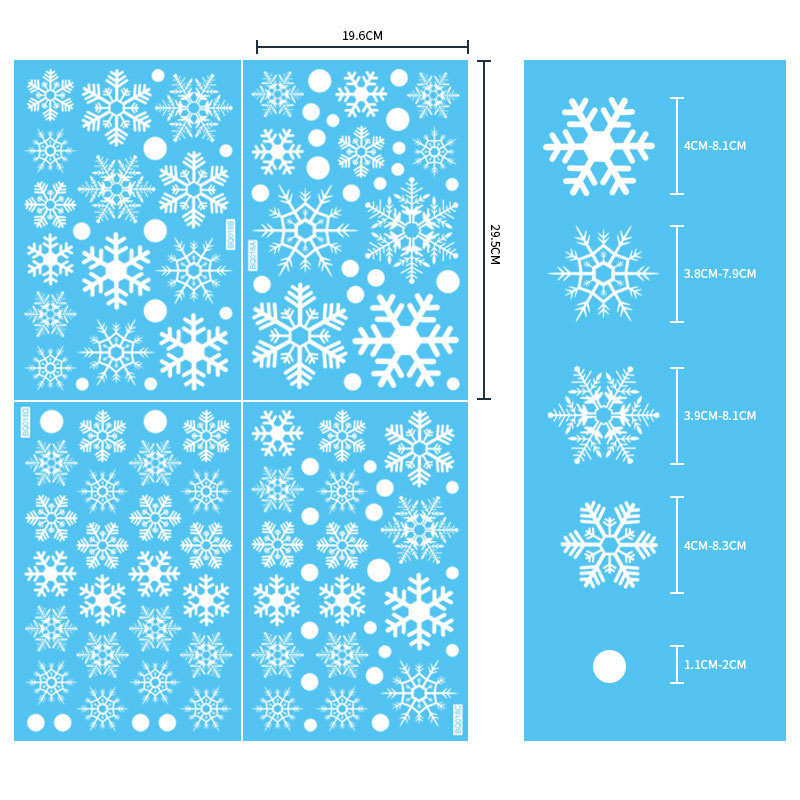 Zdejmowalne świąteczne naklejk – Snowflake Window Decal recenzja i cena