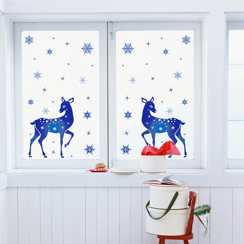 Naklejki świąteczne na okno Ło – Snowflake Window Decal recenzja i cena