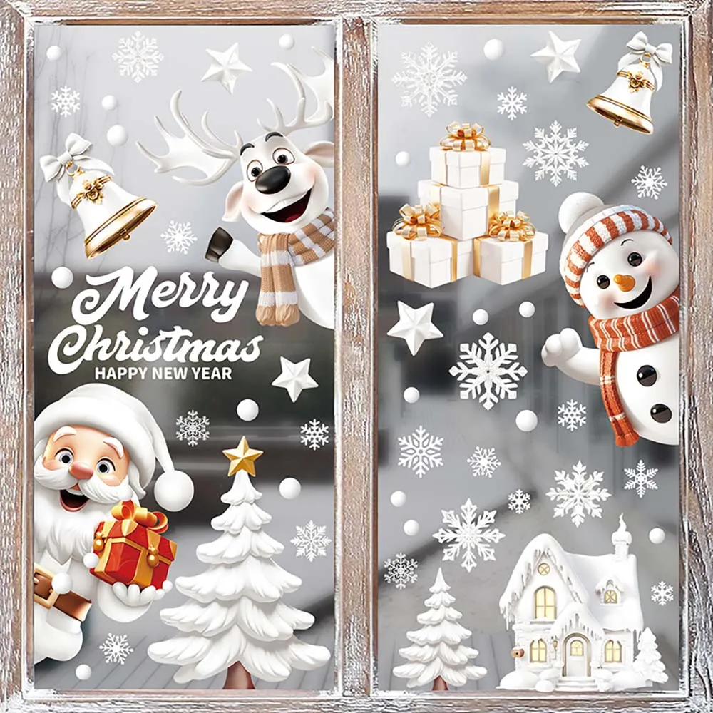 9 sztuk / zestaw Świąteczne na – Snowflake Window Decal recenzja i cena